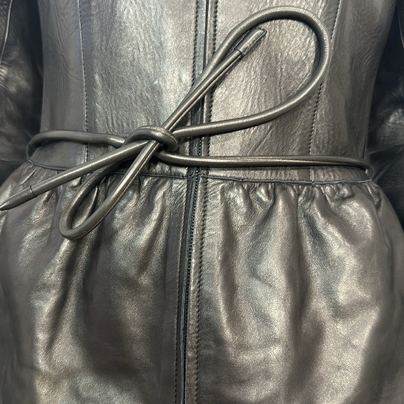 RARE Gucci Tom Ford Era Black Leather Jacket FW 90s - Picture 2 of 11